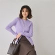 アンカーウーマン(ANCHOR WOMAN)の【洗える】ストレッチレーヨン リブカーディガン10