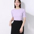 アンカーウーマン(ANCHOR WOMAN)の【洗える】ストレッチレーヨン 5分袖リブニット2