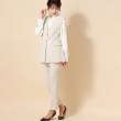 アンカーウーマン(ANCHOR WOMAN)の【洗える／通勤】ストレッチ バックフレアジレ9