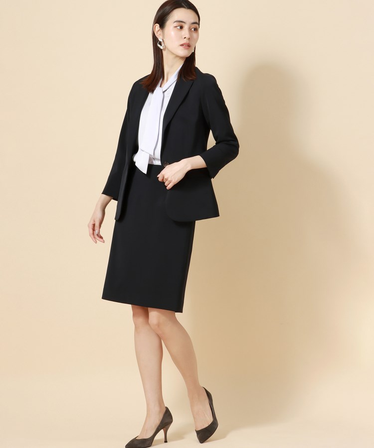 アンカーウーマン(ANCHOR WOMAN)の【洗える／通勤】ストレッチ 8分袖ジャケット23
