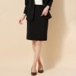アンカーウーマン(ANCHOR WOMAN)の【洗える／通勤】ストレッチタイトスカート ブラック(019)
