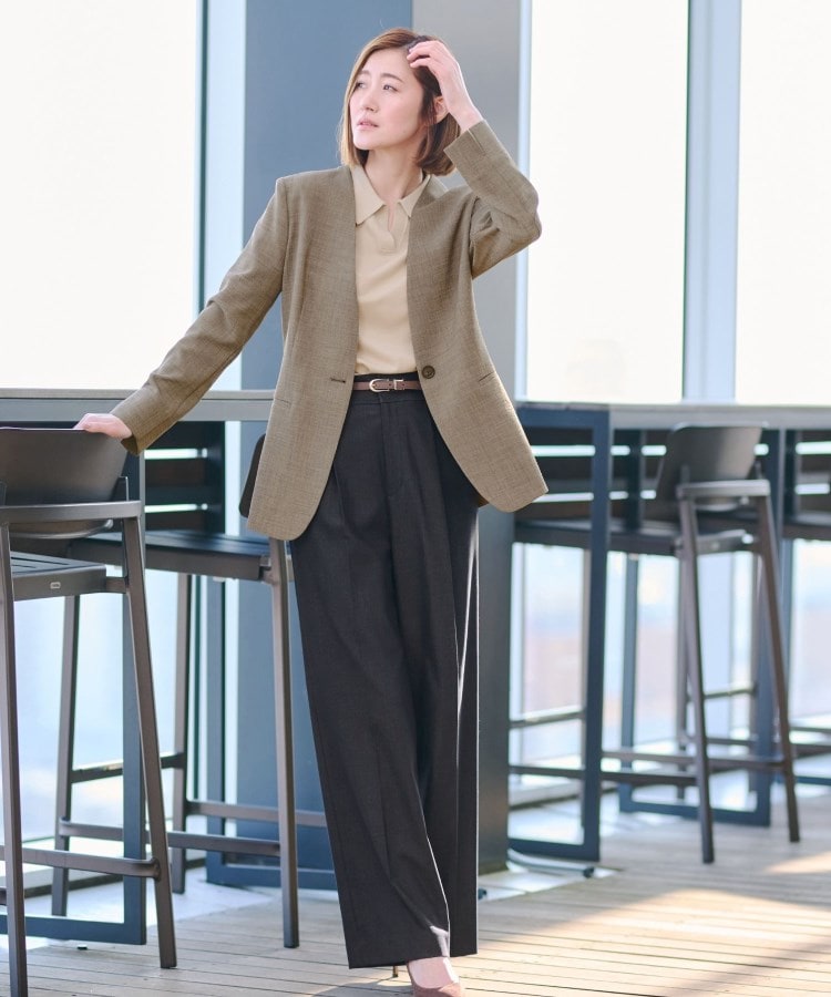 アンカーウーマン(ANCHOR WOMAN)の【接触冷感／UVカット】ニットポロ14