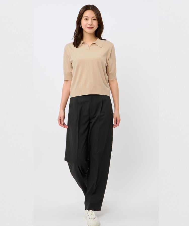 アンカーウーマン(ANCHOR WOMAN)の【接触冷感／UVカット】ニットポロ15