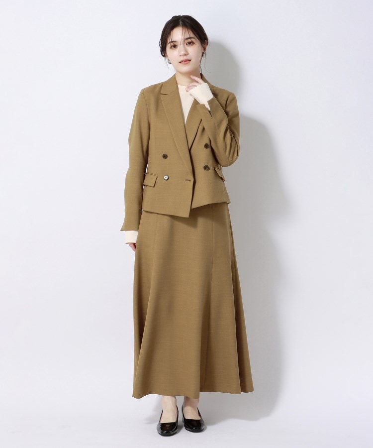 アンカーウーマン(ANCHOR WOMAN)の【洗える／通勤】ダブルブレストショートジャケット8