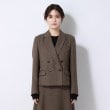 アンカーウーマン(ANCHOR WOMAN)の【洗える／通勤】ダブルブレストショートジャケット18