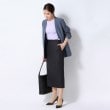 アンカーウーマン(ANCHOR WOMAN)の【洗える／通勤】オックスストレッチ ロングタイトスカート22