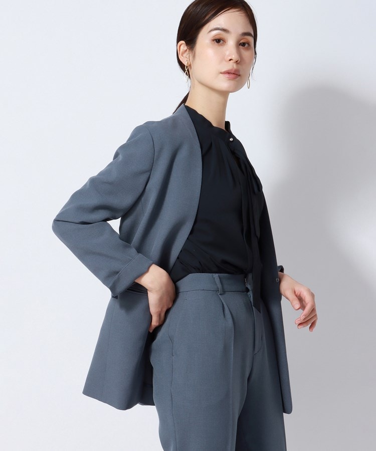 アンカーウーマン(ANCHOR WOMAN)の【洗える】ジョーゼット ボウタイブラウス21