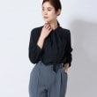 アンカーウーマン(ANCHOR WOMAN)の【洗える】ジョーゼット ボウタイブラウス14