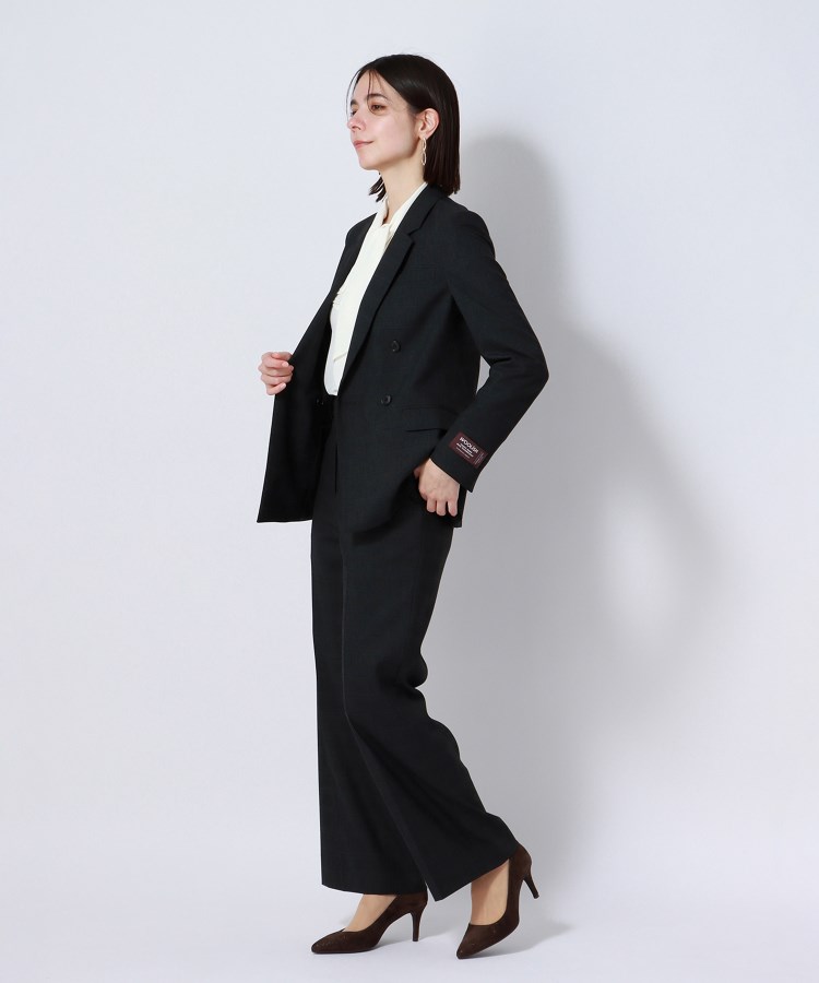 アンカーウーマン(ANCHOR WOMAN)の【洗える】アシンメトリーラッフルボウタイブラウス49