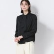 アンカーウーマン(ANCHOR WOMAN)の【洗える】アシンメトリーラッフルボウタイブラウス ネイビー(094)