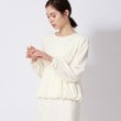 アンカーウーマン(ANCHOR WOMAN)の【洗える】ジョーゼット シフォンブラウス アイボリー(004)