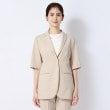 アンカーウーマン(ANCHOR WOMAN)の【洗える／通勤】コンパクトツイル 5分袖ジャケット2
