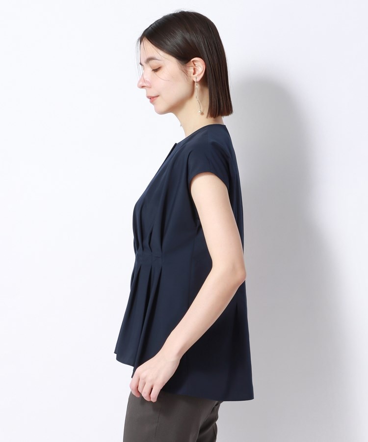 アンカーウーマン(ANCHOR WOMAN)の【洗える】ソフトクロス タックブラウス3