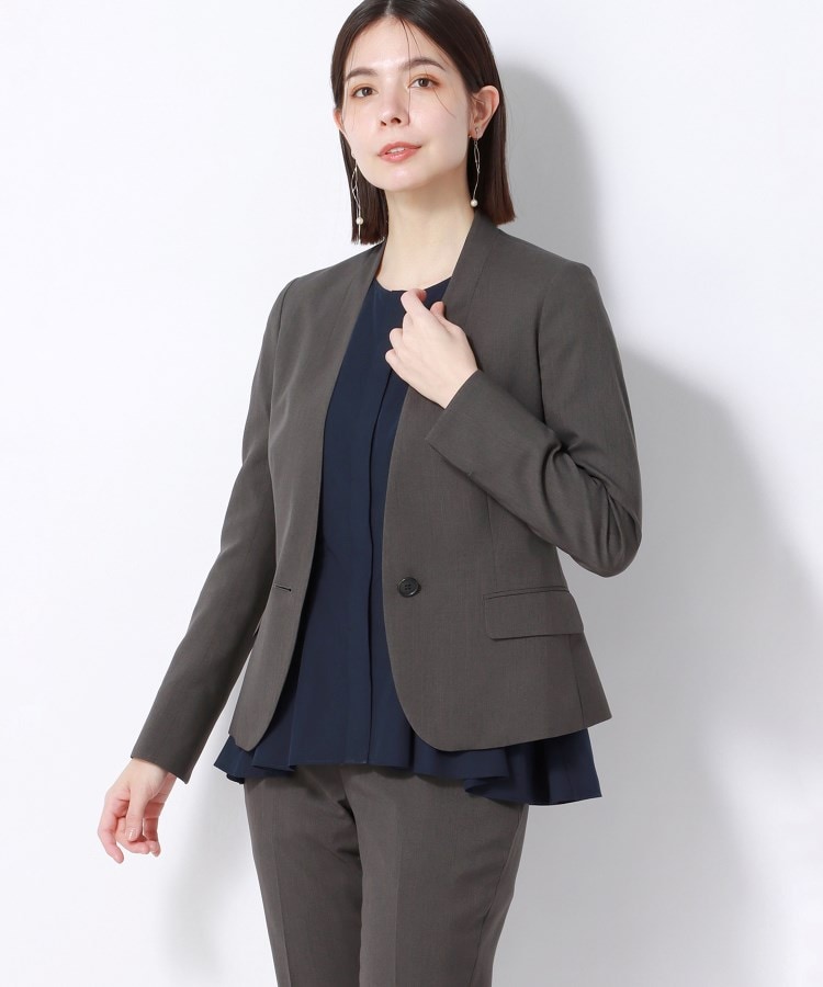 アンカーウーマン(ANCHOR WOMAN)の【洗える】ソフトクロス タックブラウス11
