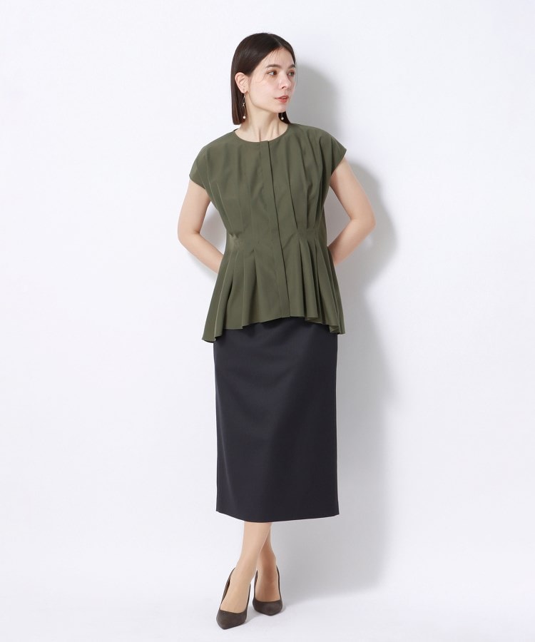 アンカーウーマン(ANCHOR WOMAN)の【洗える】ソフトクロス タックブラウス24