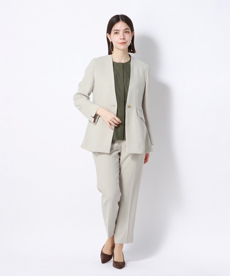 アンカーウーマン(ANCHOR WOMAN)の【洗える】ソフトクロス タックブラウス27