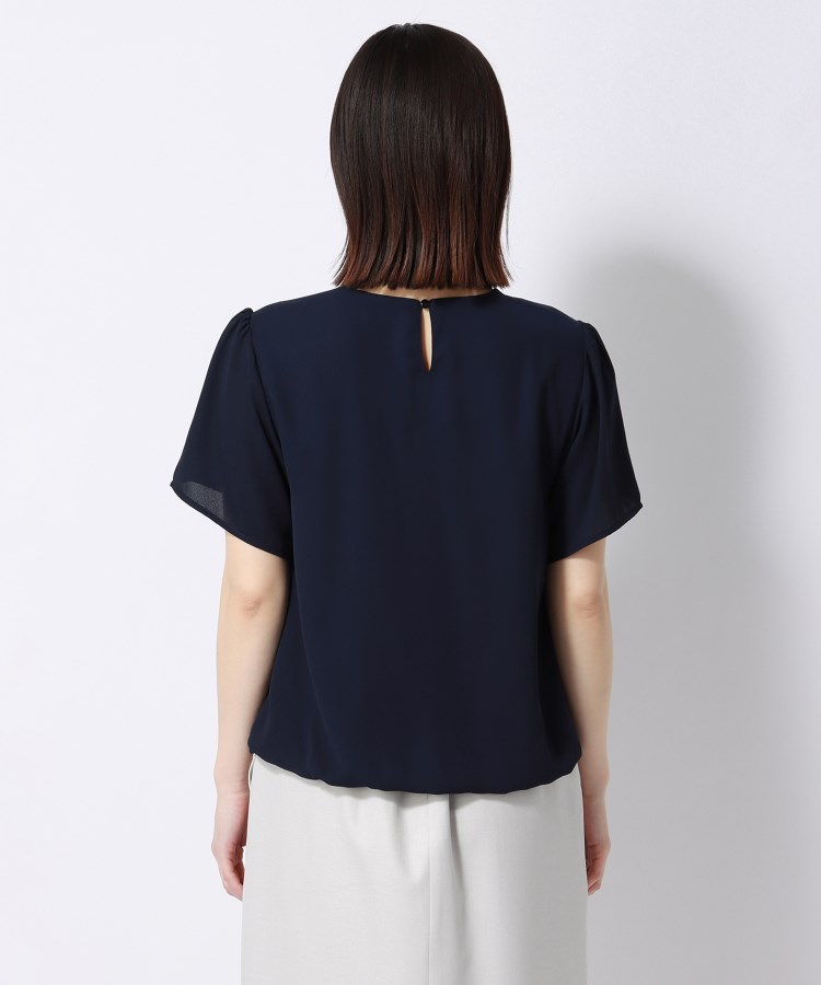 アンカーウーマン(ANCHOR WOMAN)の【洗える】シフォンジョーゼット プルオーバーブラウス4