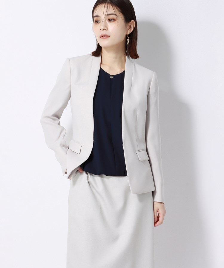アンカーウーマン(ANCHOR WOMAN)の【洗える】シフォンジョーゼット プルオーバーブラウス10