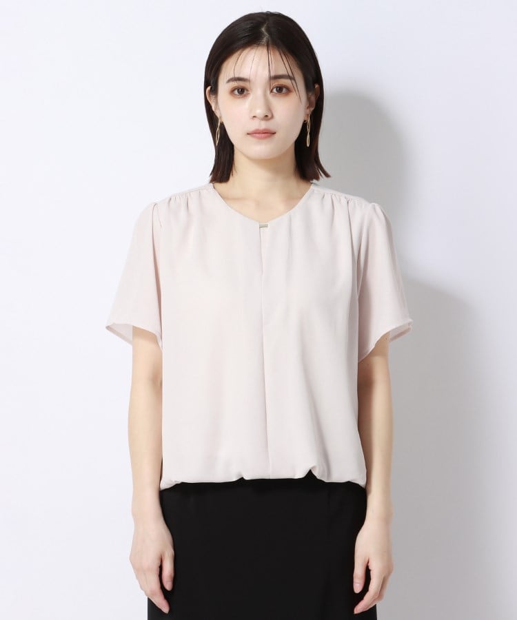 アンカーウーマン(ANCHOR WOMAN)の【洗える】シフォンジョーゼット プルオーバーブラウス14