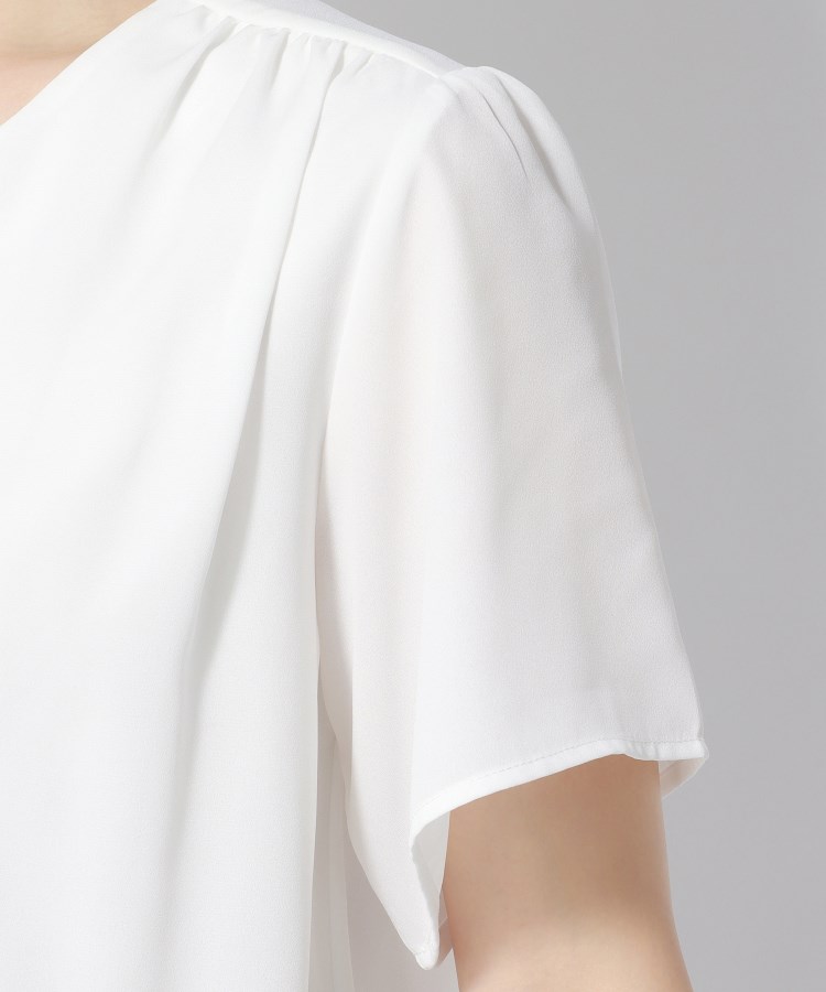 アンカーウーマン(ANCHOR WOMAN)の【洗える】シフォンジョーゼット プルオーバーブラウス29