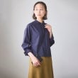 アンカーウーマン(ANCHOR WOMAN)の【撥水／洗える】バンドカラーシャツ／BIYORI UP14