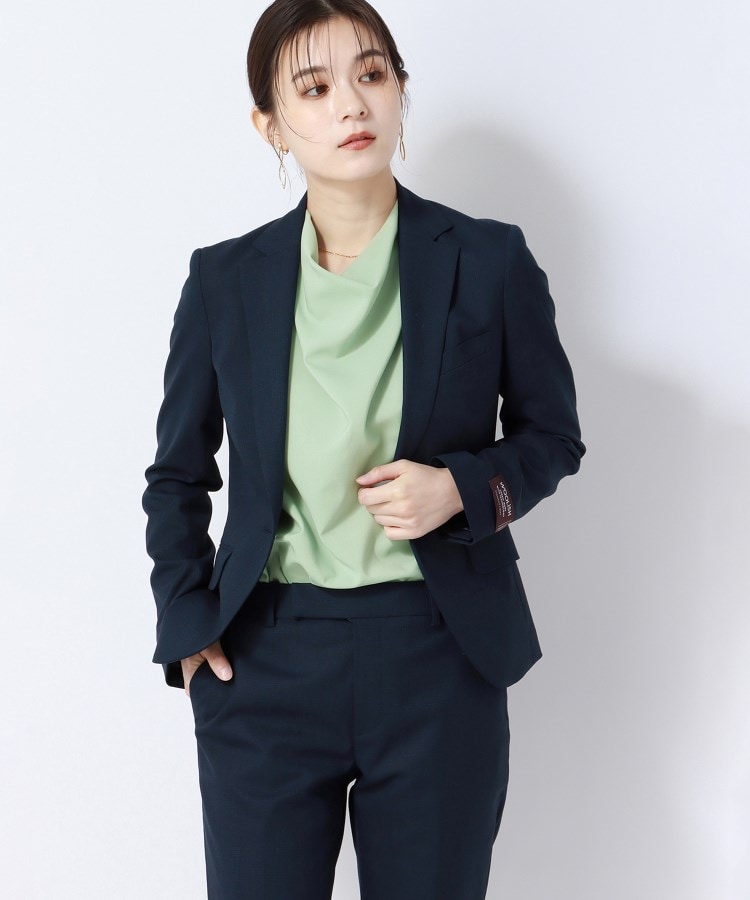 アンカーウーマン(ANCHOR WOMAN)の【洗える】リネンライク ドレープブラウス10