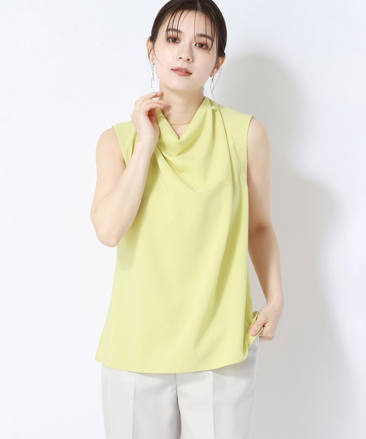 アンカーウーマン(ANCHOR WOMAN)の【洗える】リネンライク ドレープブラウス18