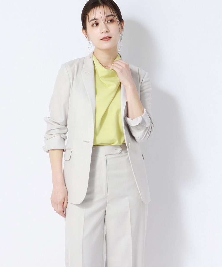 アンカーウーマン(ANCHOR WOMAN)の【洗える】リネンライク ドレープブラウス26
