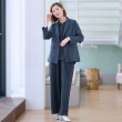 アンカーウーマン(ANCHOR WOMAN)の【ストレッチ／セットアップ可】ドローコードワイドパンツ6