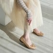 アキュアーズ(AcureZ)の8サイズ展開　母趾にやさしいリボンバレエパンプス〈消臭繊維MOFF使用〉61