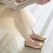アキュアーズ(AcureZ)の8サイズ展開　母趾にやさしいリボンバレエパンプス〈消臭繊維MOFF使用〉63