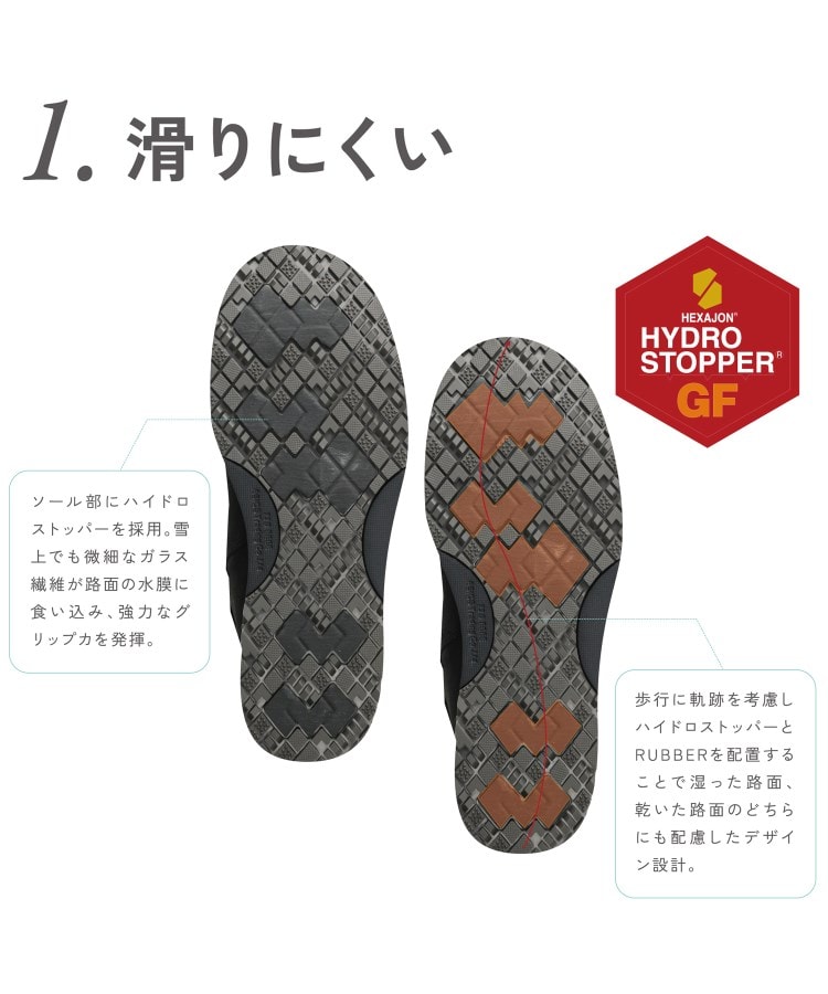 アキュアーズ(AcureZ)の【GORE-TEX(ゴアテックス) / 4E幅広】全天候対応　着脱しやすいダブルファスナーブーツ13