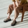 アキュアーズ(AcureZ)のオトナの厚底トラッドサンダル フリンジデザイン27