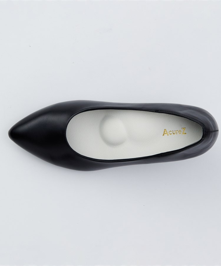 アキュアーズ(AcureZ)の5cmヒールのプレーンデザイン「やわふわ美パンプス」MADE IN JAPAN6