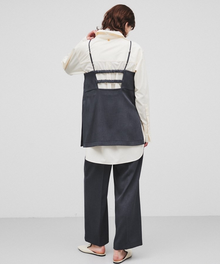 クロエンス(cloenc)の【春セール／手洗い可／セットアップ】タックストレートパンツ19