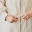 クロエンス(cloenc)の【春セール／軽アウター】グログランフーディロングブルゾン11
