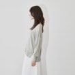 クロエンス(cloenc)の【春セール／春ニット／手洗い可】コットンブレンドニットプルオーバー2