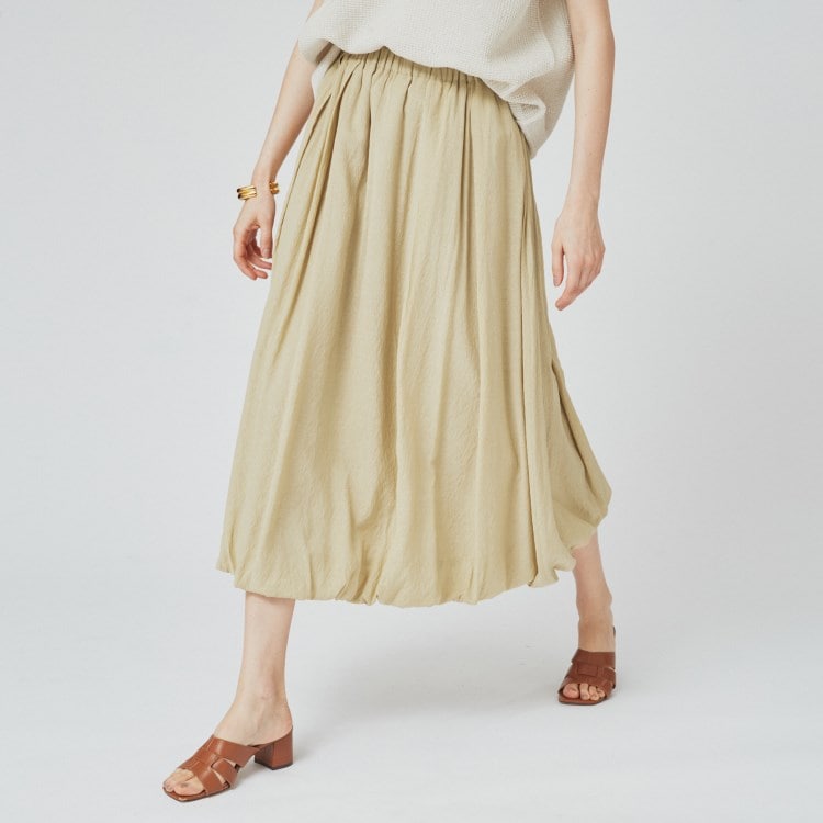 クロエンス(cloenc)のシアーメランジバルーンスカートスカート マキシ・ロングスカート