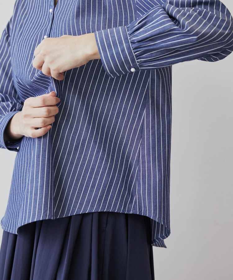 クロエンス(cloenc)のコットンブレンド スキッパーシャツブラウス6