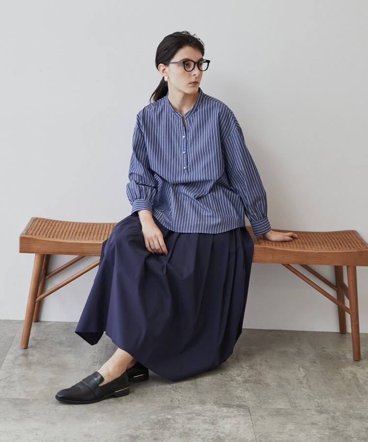 クロエンス(cloenc)のコットンブレンド スキッパーシャツブラウス16