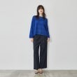 クロエンス(cloenc)の【春セール／春ニット／手洗い可】コットンブレンドボーダー柄ニット16
