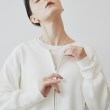 クロエンス(cloenc)の【気温差対応】ハーフミラノ ジップカーディガン4