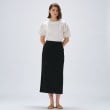 クロエンス(cloenc)の【接触冷感／セットアップ／マシンウォッシュ】レーヨンツイルIラインスカート20