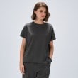 クロエンス(cloenc)の【接触冷感／セットアップ／マシンウォッシュ】レーヨンツイルブラウス チャコールグレー(014)