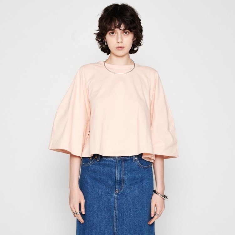 クロエンス(cloenc)の【UVカット／接触冷感／マシンウォッシュ】フレアTシャツ Ｔシャツ