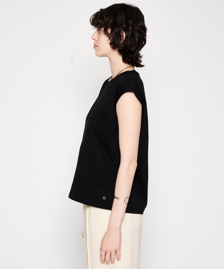 クロエンス(cloenc)の【UVカット／接触冷感／マシンウォッシュ】ノースリーブフォルムTシャツ13