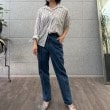 クロエンス(cloenc)の【キレイ見え／マシンウォッシュ】コットンデニムテーパードパンツ22
