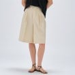 クロエンス(cloenc)の【セットアップ／手洗い可】リネンブレンドハーフパンツ2