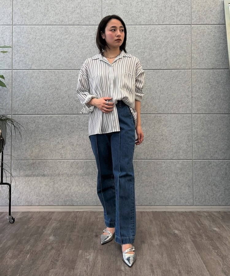 クロエンス(cloenc)の【手洗い可】サテンスキッパーシャツ33