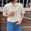 クロエンス(cloenc)の【手洗い可】ポロカラーニットカーディガン17